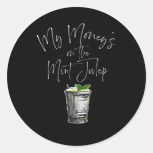Sticker Rond Derby Day Et Mint Juleps Kentucky Horse Racing