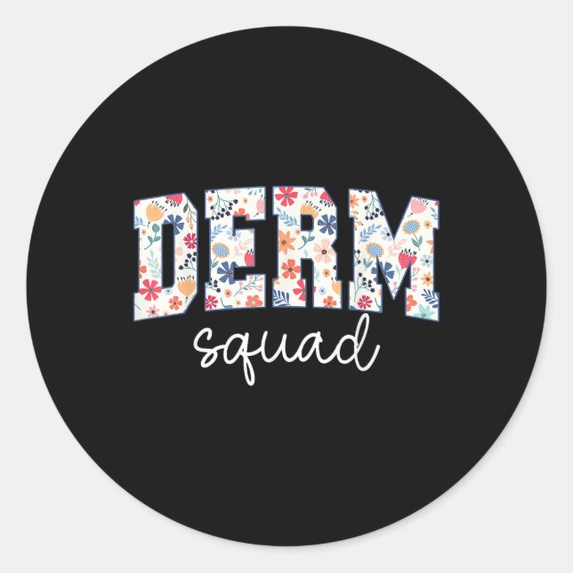 Sticker Rond Dermatolo dermatologue cosmétique dermatologue der (Devant)