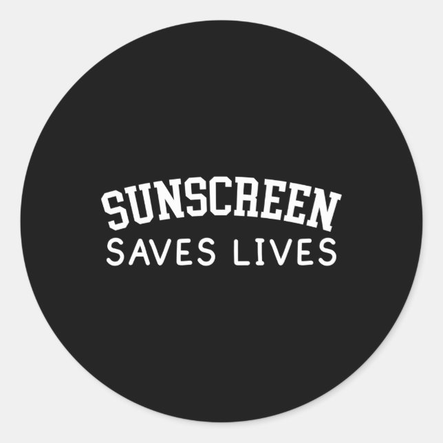 Sticker Rond Dermatologie crème solaire Soins de la peau Esthét (Devant)