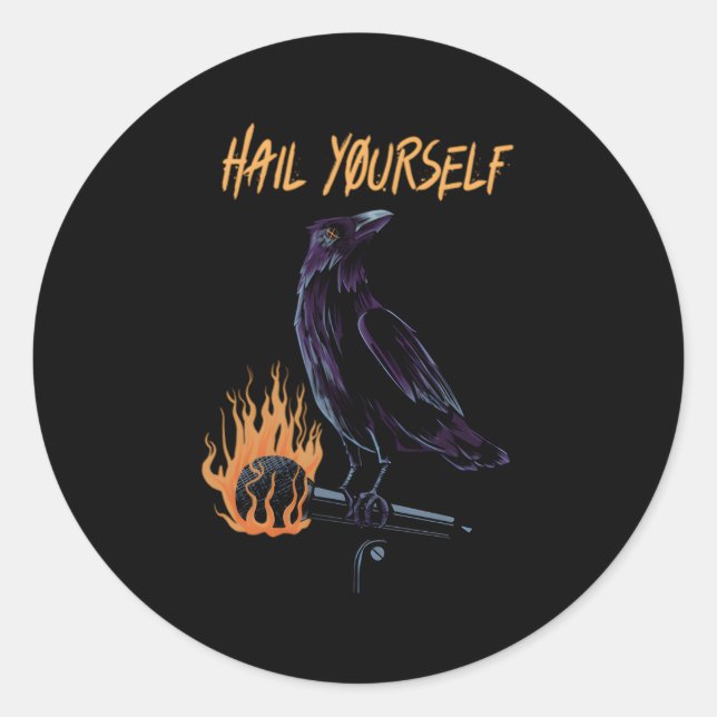 Sticker Rond Dernier Podcast Sur Le Microphone De Gauche (Devant)