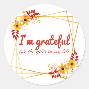 Sticker Rond des affirmations inspirantes pour les travailleurs