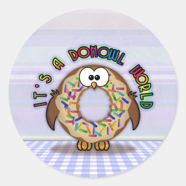 Sticker Rond des arrosages de donowl - (Devant)