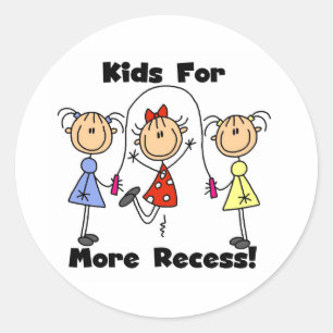 Sticker Rond Des enfants pour plus de récréation