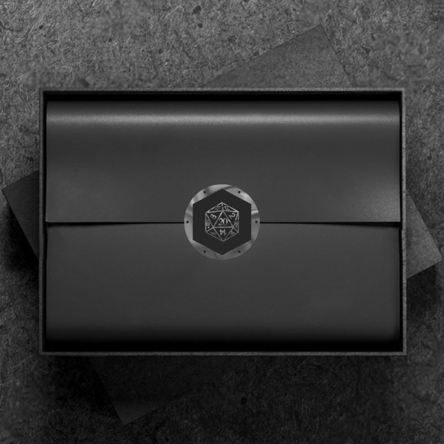 Sticker Rond Dés RPG | Imaginaire Vieux École Tabletop PnP Game (Créateur téléchargé)