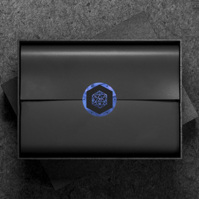 Sticker Rond Dés RPG | Nebula Imaginaire Tabletop Gamer Personn (Créateur téléchargé)