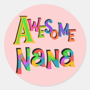 Sticker Rond Des T-shirts et cadeaux superbes Nana