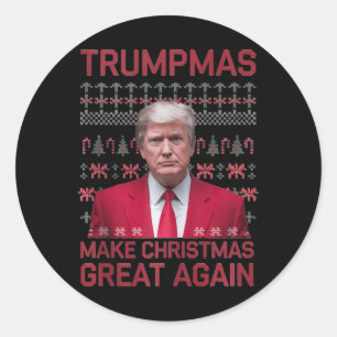 Sticker Rond Des Trumpmes humoristiques amusants qui rendent No