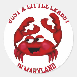 Sticker Rond Désagréable dans le Maryland