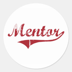 Sticker Rond Design classique Mentor Ohio