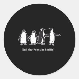 Sticker Rond Design de dessin pour les tarifs de pingouin de fi