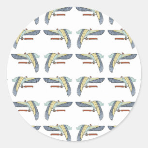 Sticker Rond Design égyptien #12 à Emporio Moffa