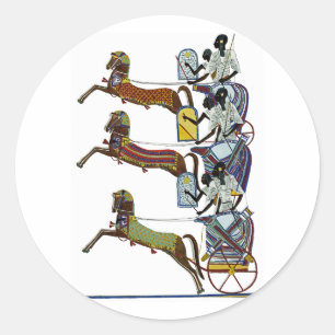 Sticker Rond Design égyptien #2 à Emporio Moffa