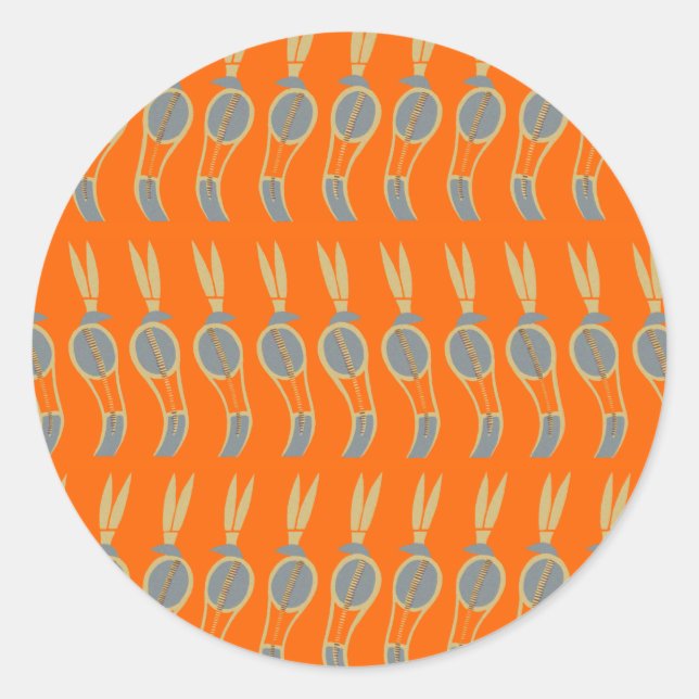 Sticker Rond Design égyptien #8 à Emporio Moffa (Devant)