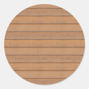 Sticker Rond Design élégant tendance Nature Blank Wood Modèle
