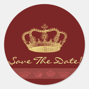 Sticker Rond Designs de la Couronne