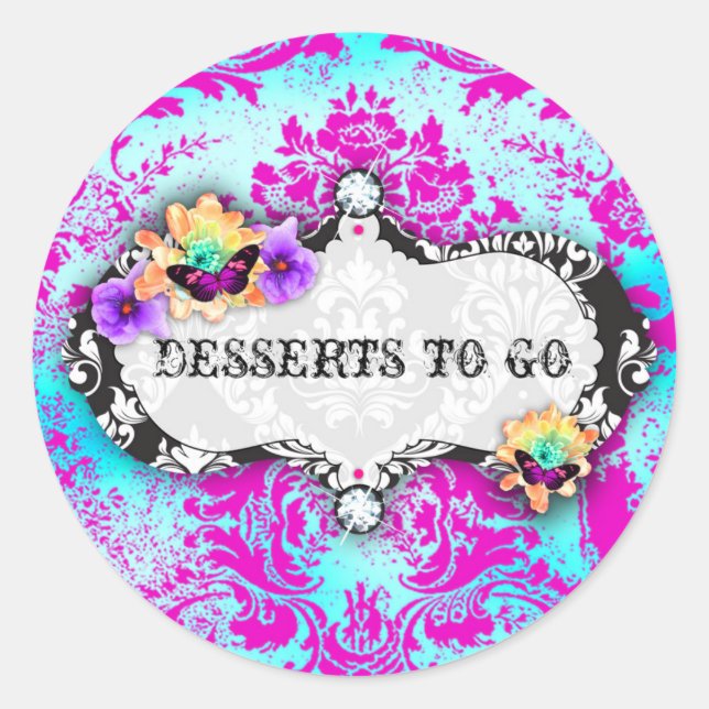 Sticker Rond Desserts to Go (Devant)