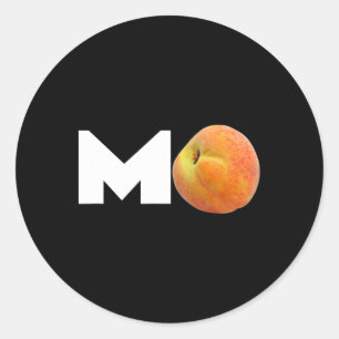 Sticker Rond Destituer M Peach Trump Drôle Politique