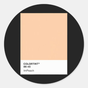 Sticker Rond Destituer Trump 45 - Nuancier de couleurs