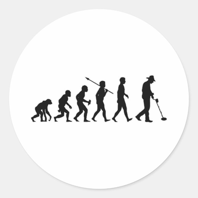 Sticker Rond Détection des métaux (Devant)