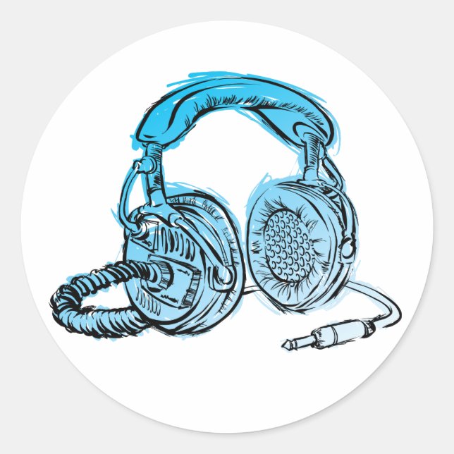 Sticker Rond Détruire (Devant)