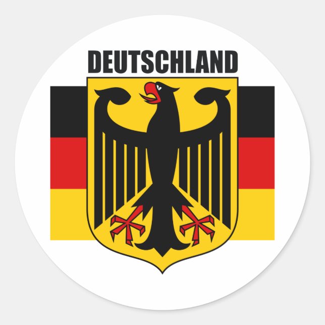 Sticker Rond Deutschland 2 (Devant)