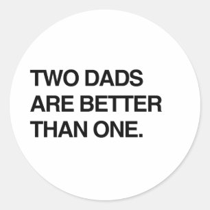 STICKER ROND DEUX ENFANTS SONT MEILLEURS QU'UN