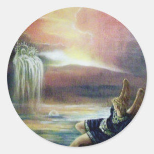 STICKER ROND DEUX SAINT JOHN ET FALLEN ANGEL