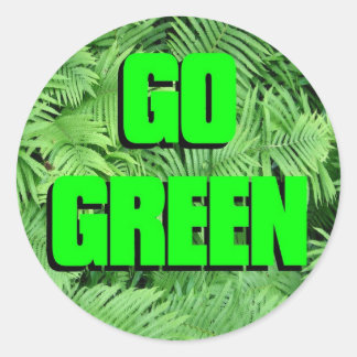 Sticker Rond Devenez écolo