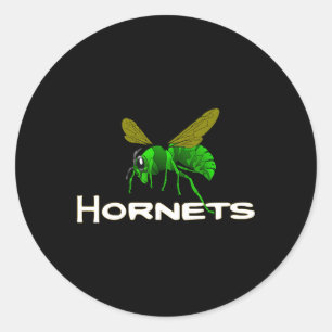 Sticker Rond Devenez écolo Hornets Footbyll Bysebyll Bysketbyll