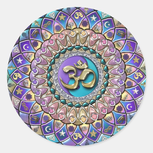 Sticker Rond Devenez le symbole Change Astro (Devant)