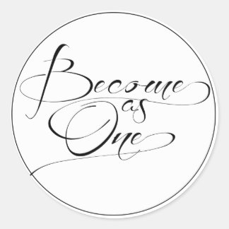 Sticker Rond Devenez un chevalier de mariage chrétien