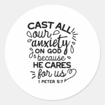 Déversez Toute Votre Anxiété – 1 Pierre 5:7 Verset