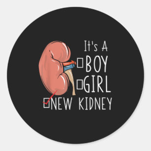 Sticker Rond Devis de récupération de la chirurgie de transplan