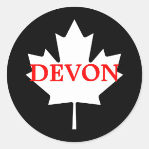 Sticker Rond Devon