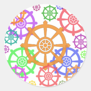 Sticker Rond dharma