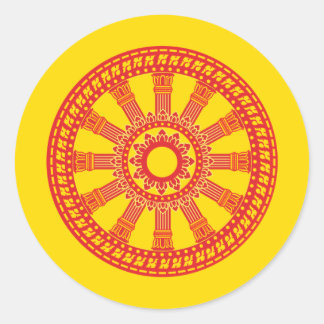 Sticker Rond Dharmacakra - (Thaïlande) Conception