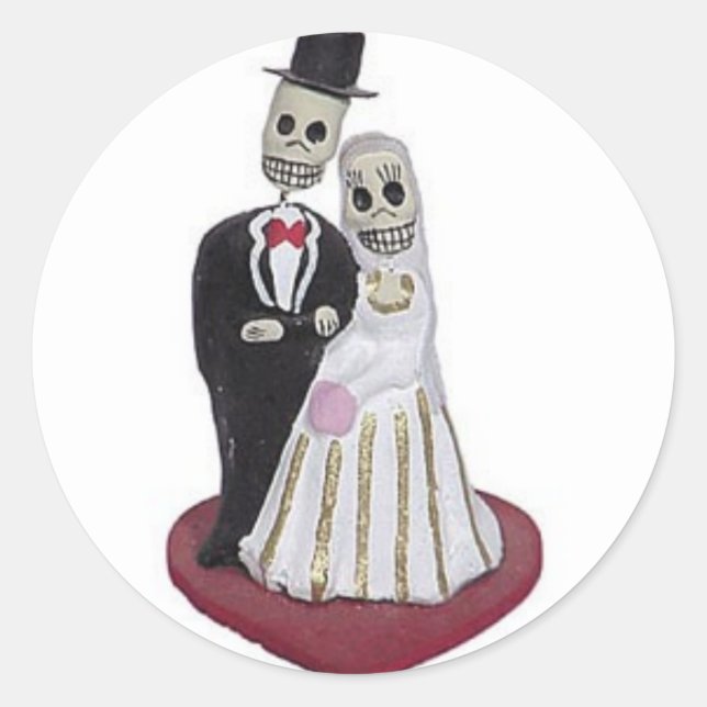 Sticker Rond Dia de los Muertos (Devant)