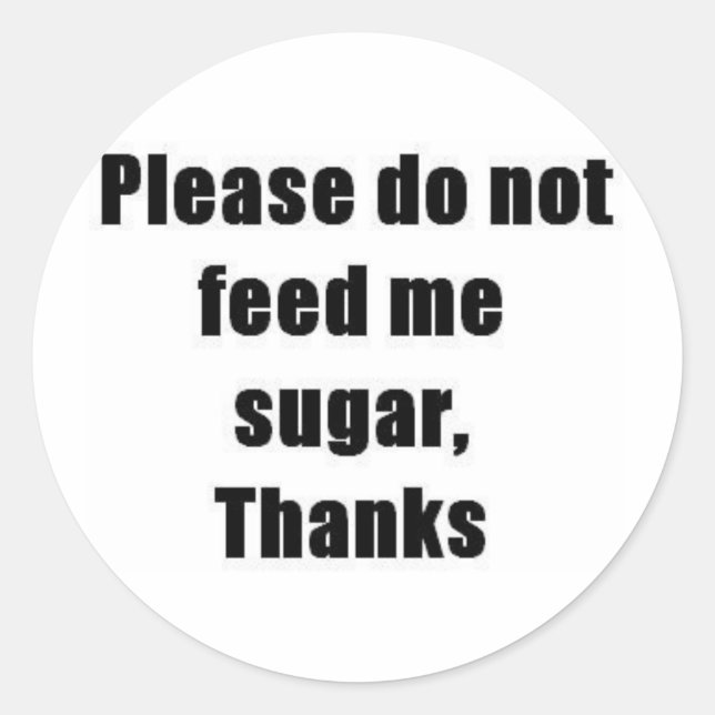 Sticker Rond Diabète (Devant)