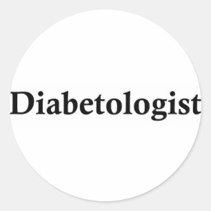 Sticker Rond Diabetologist