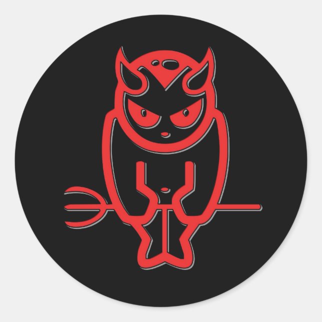 Sticker Rond Diable (Devant)