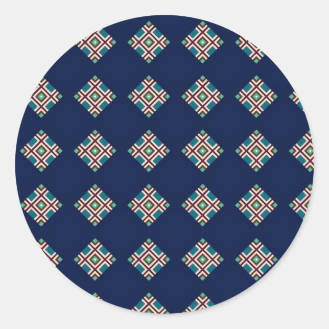 Sticker Rond Diamant marocain (Devant)