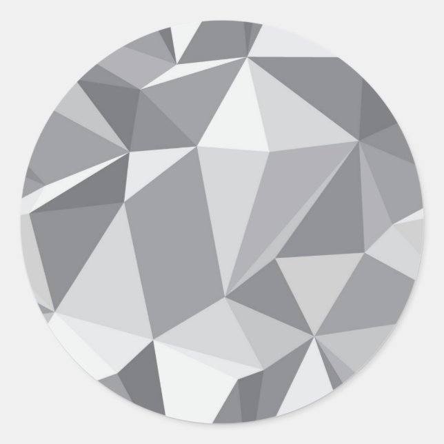 Sticker Rond Diamant Pattern (Devant)