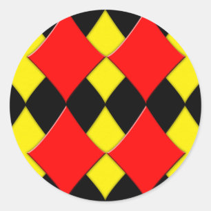 Sticker Rond Diamants