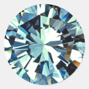 Sticker Rond Diamants
