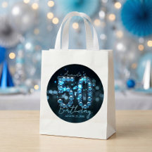 Diamants Bleus Sarcelle & 50e Anniversaire Noir Gl