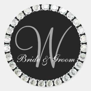 Sticker Rond Diamond monogram