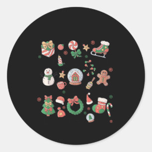 Sticker Rond Dieu Dit Que Je Suis Mignonne Noël Noël Noël Noël