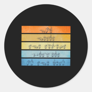 Sticker Rond Dieu entend prier Sourde Sensibilisation Sourde Si
