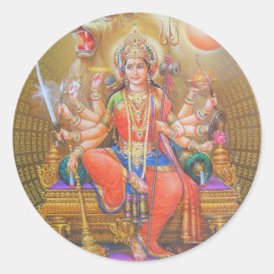 Sticker Rond dieu indien