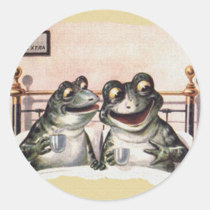 Sticker Rond Dimanche matin